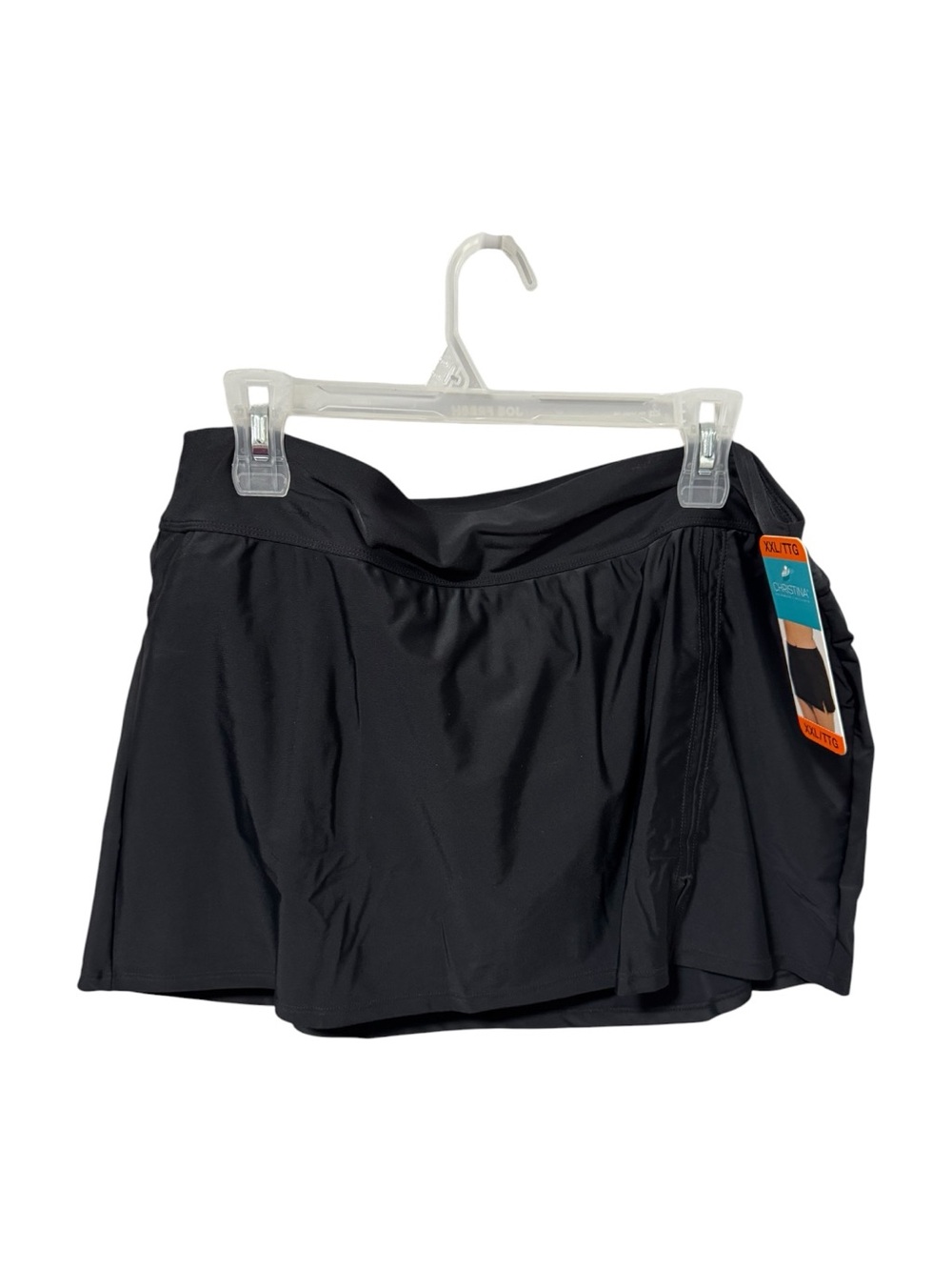 Christina Black Swim Skirt with Built-In Shorts